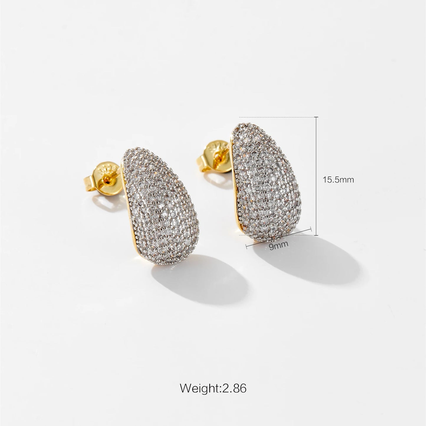 Pavé Drop Earring